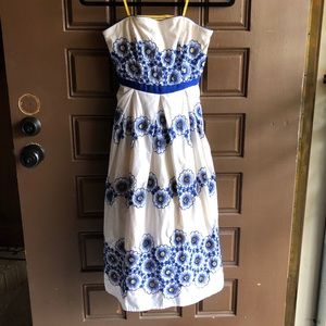 Anthropologie Moulinette Soeurs Strapless Dress